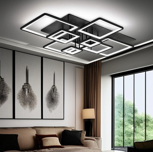 Suspension LED Élancée – Design Industriel