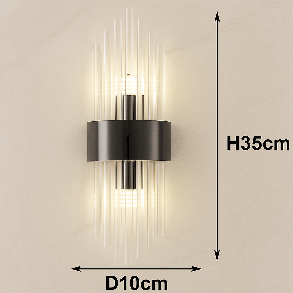 Applique Murale LED Élégance Dorée