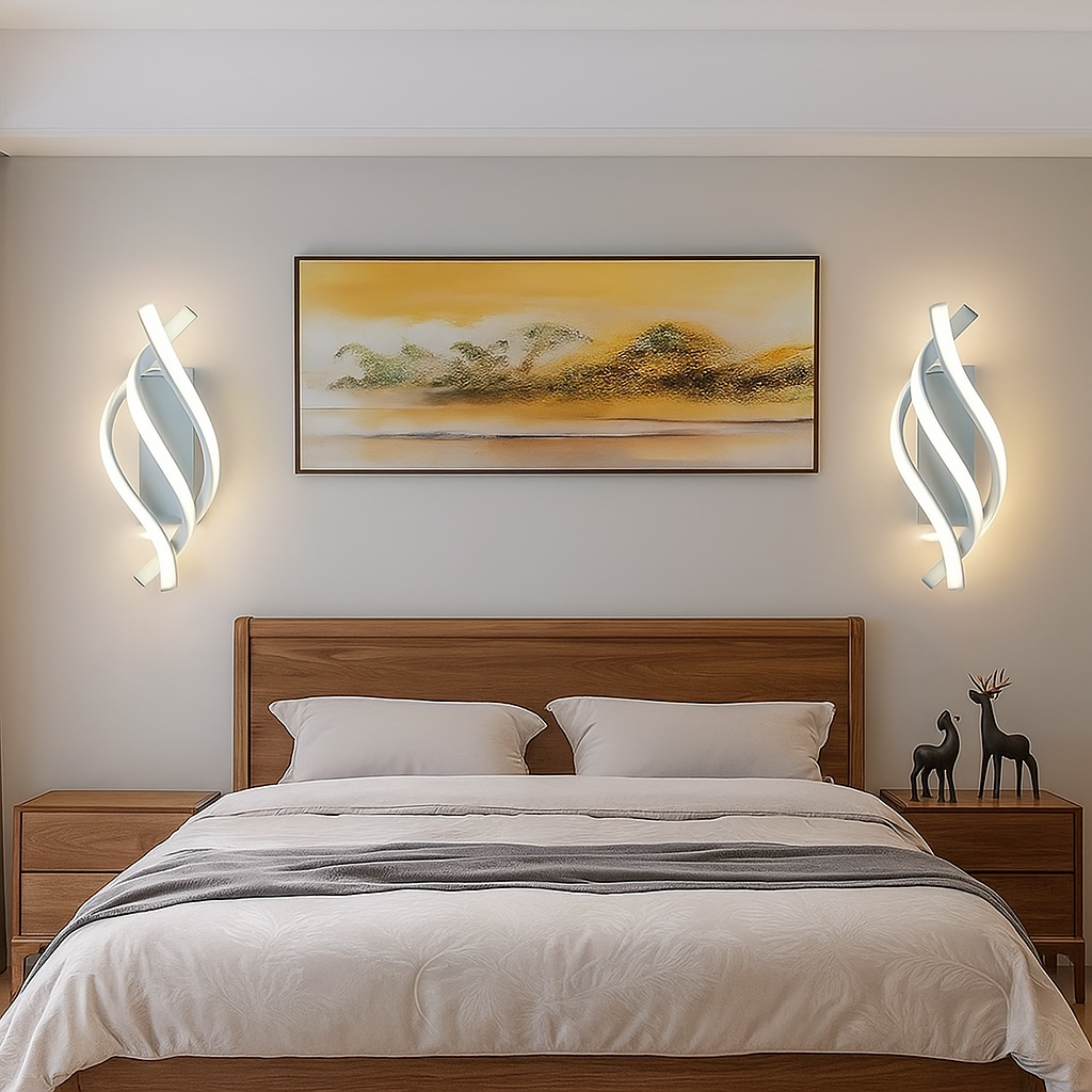 Applique Murale Spirale LED Moderne