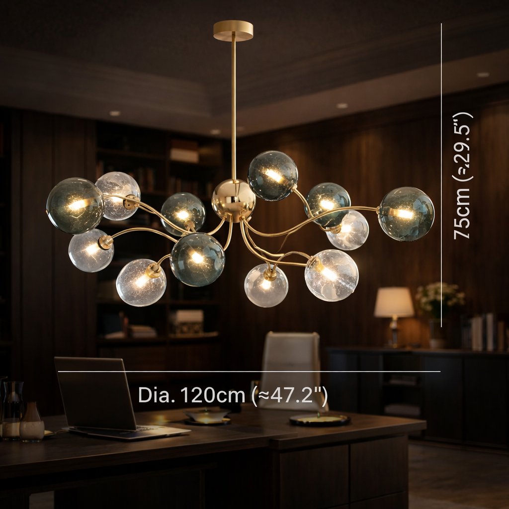 Lustre Ligne Émeraude