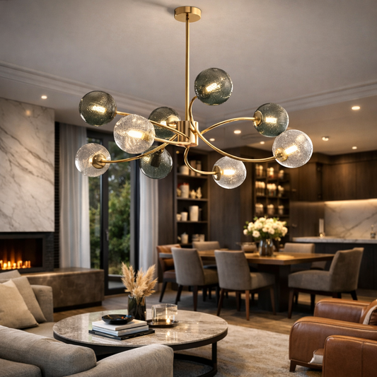 Lustre Ligne Émeraude