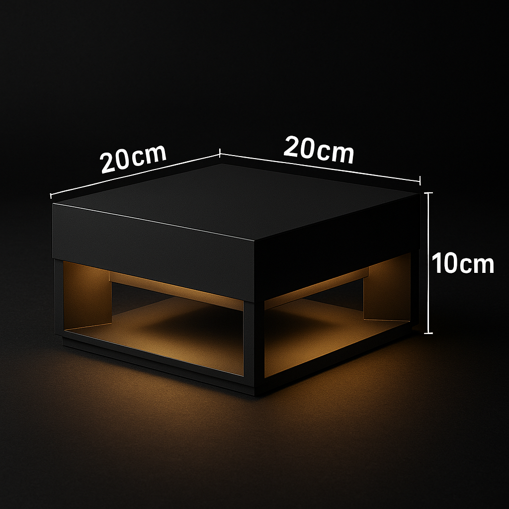 Lampe Extérieur Cube Solaire
