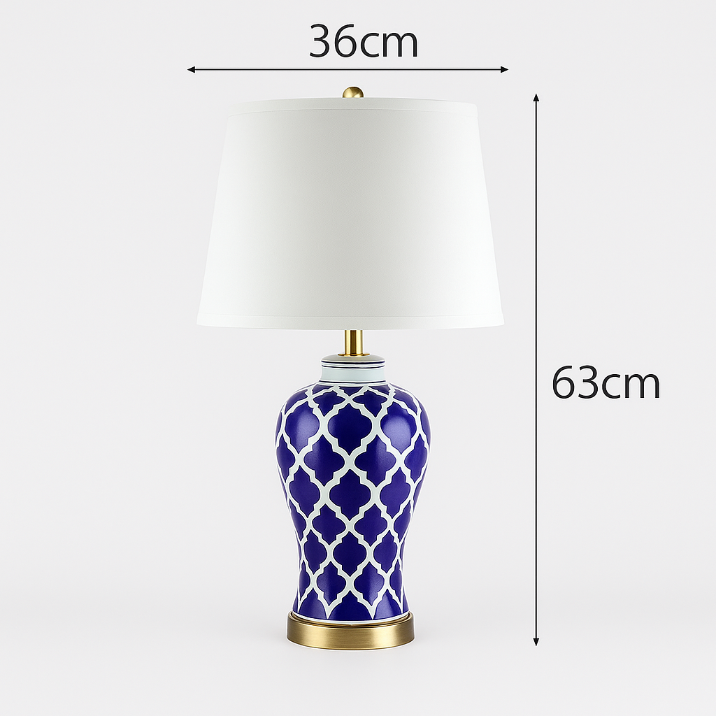Lampe Marrakech Bleu