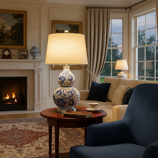 Lampe Porcelaine Royale