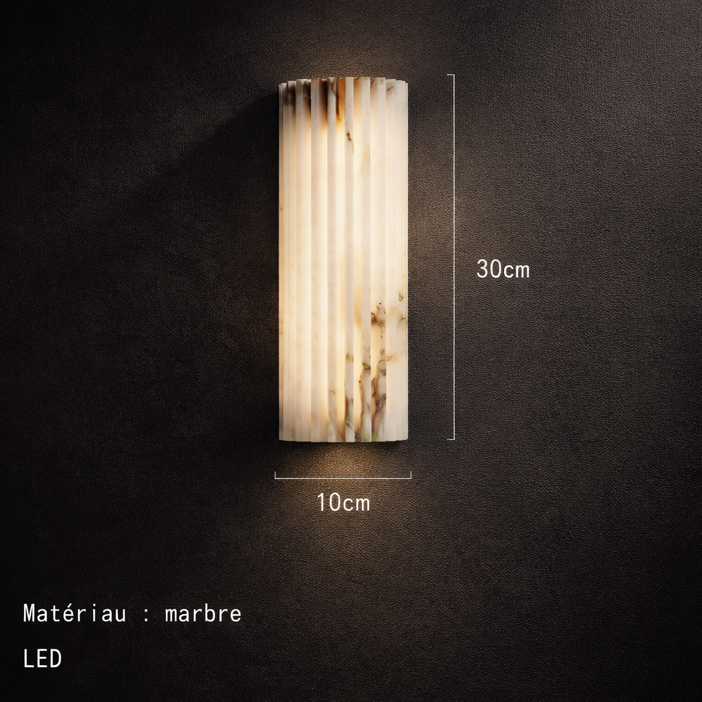 Applique Murale LED Marbre Beige
