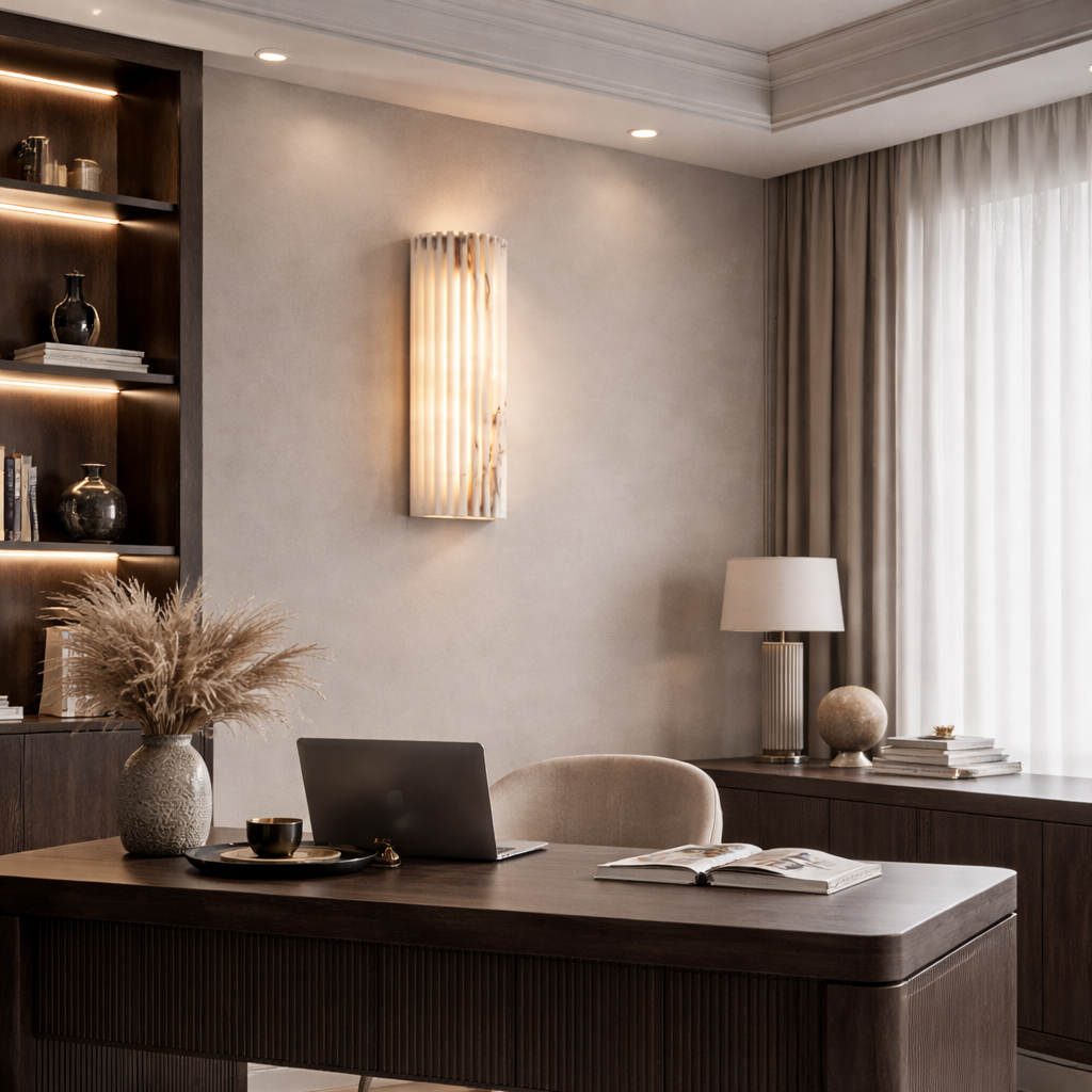 Applique Murale LED Marbre Beige