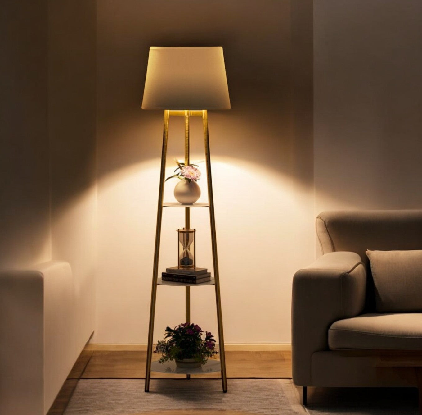 Lampadaire Marbre & Lin – Design Chic