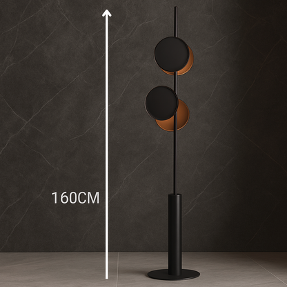 Lampadaire LED Métal – Design à Anneaux