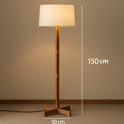 Lampadaire Wabi Sabi – Bois Massif