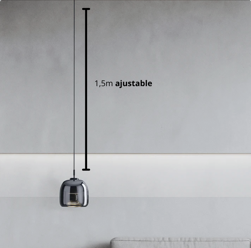 Suspension Verre Kagu – Style Nordique & LED