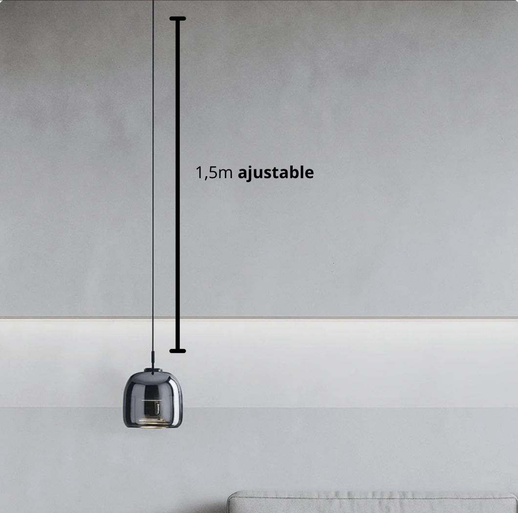 Suspension Verre Kagu – Style Nordique & LED