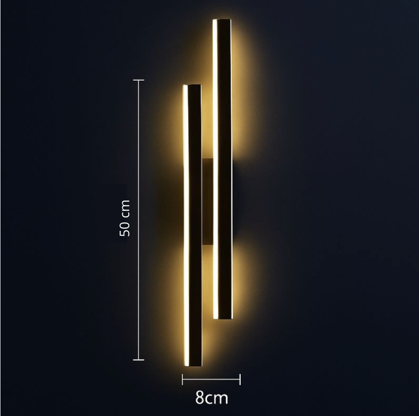 Applique LED Minimalist Twin Bar