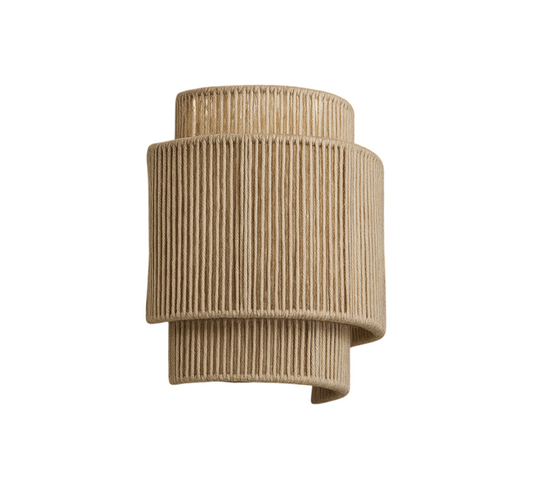 Applique Murale Zen en Rotin Tressé