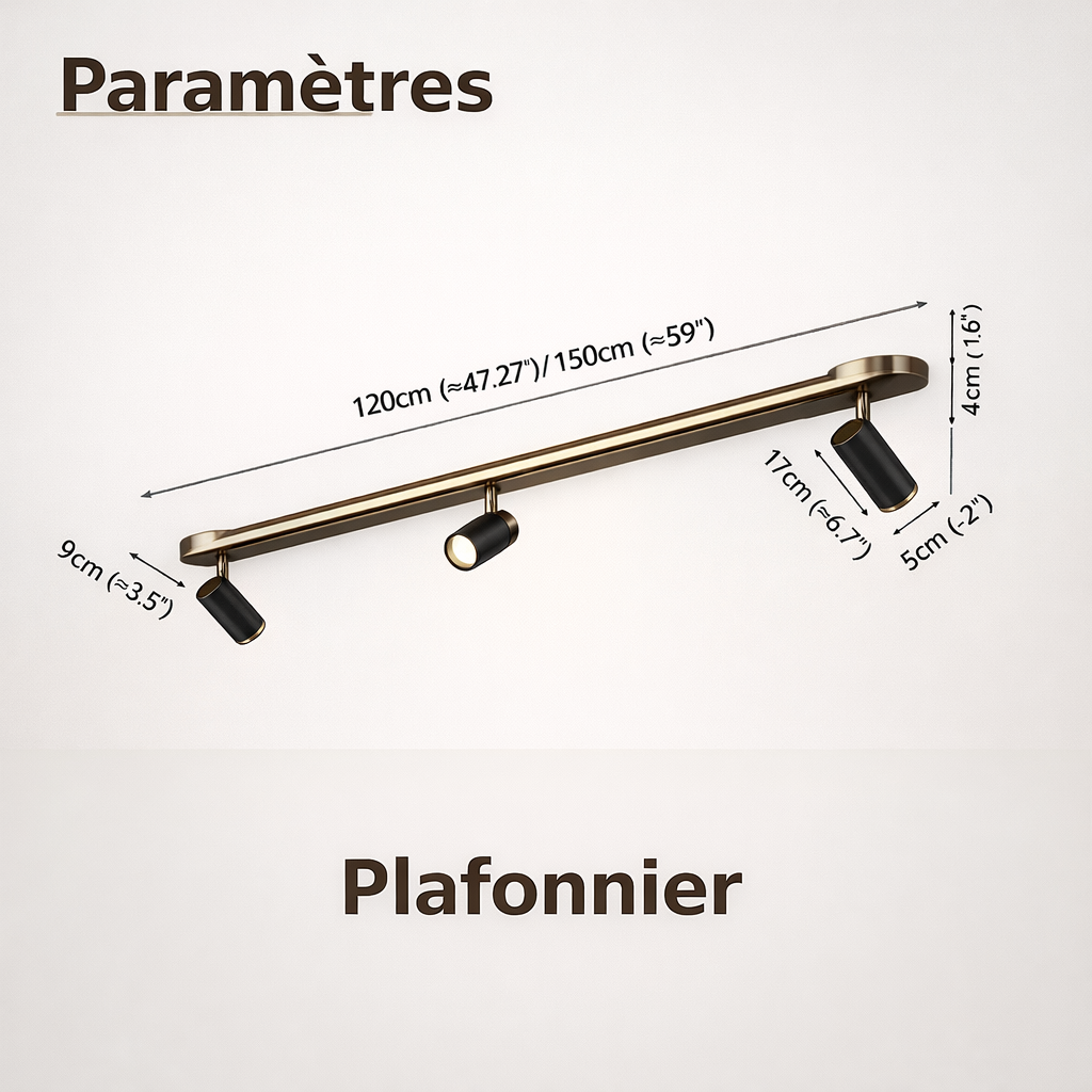 Plafonnier Ligne Spot