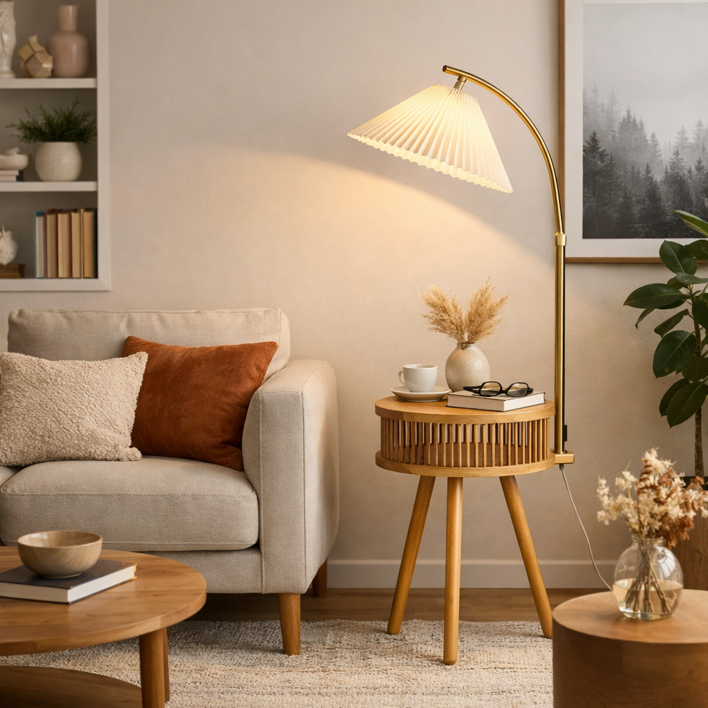 Lampadaire Table Corolle