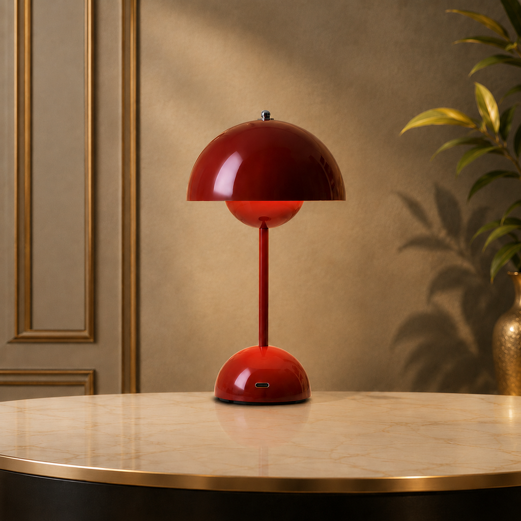 Lampe de Table Champignon Rechargeable