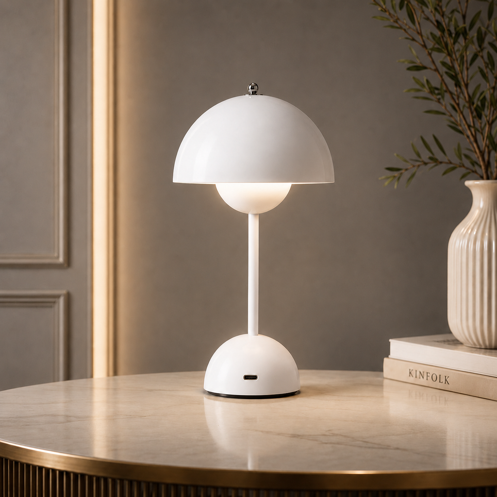 Lampe de Table Champignon Rechargeable