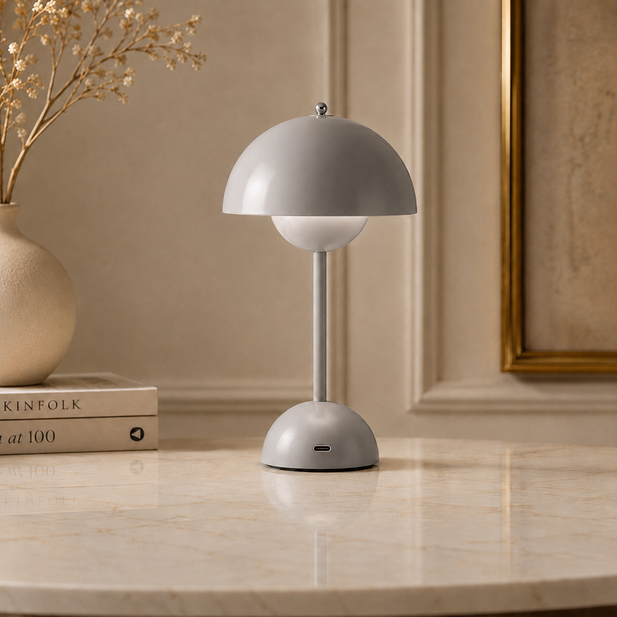 Lampe de Table Champignon Rechargeable