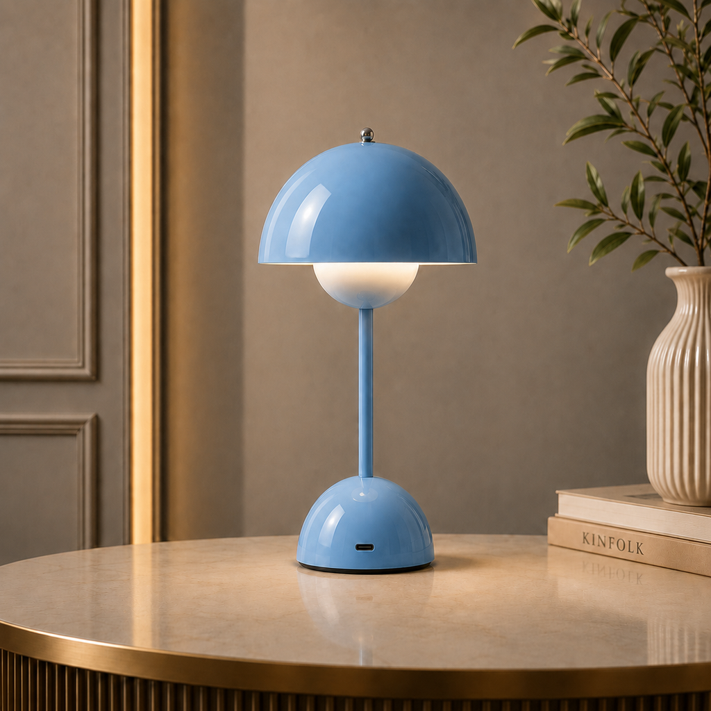 Lampe de Table Champignon Rechargeable