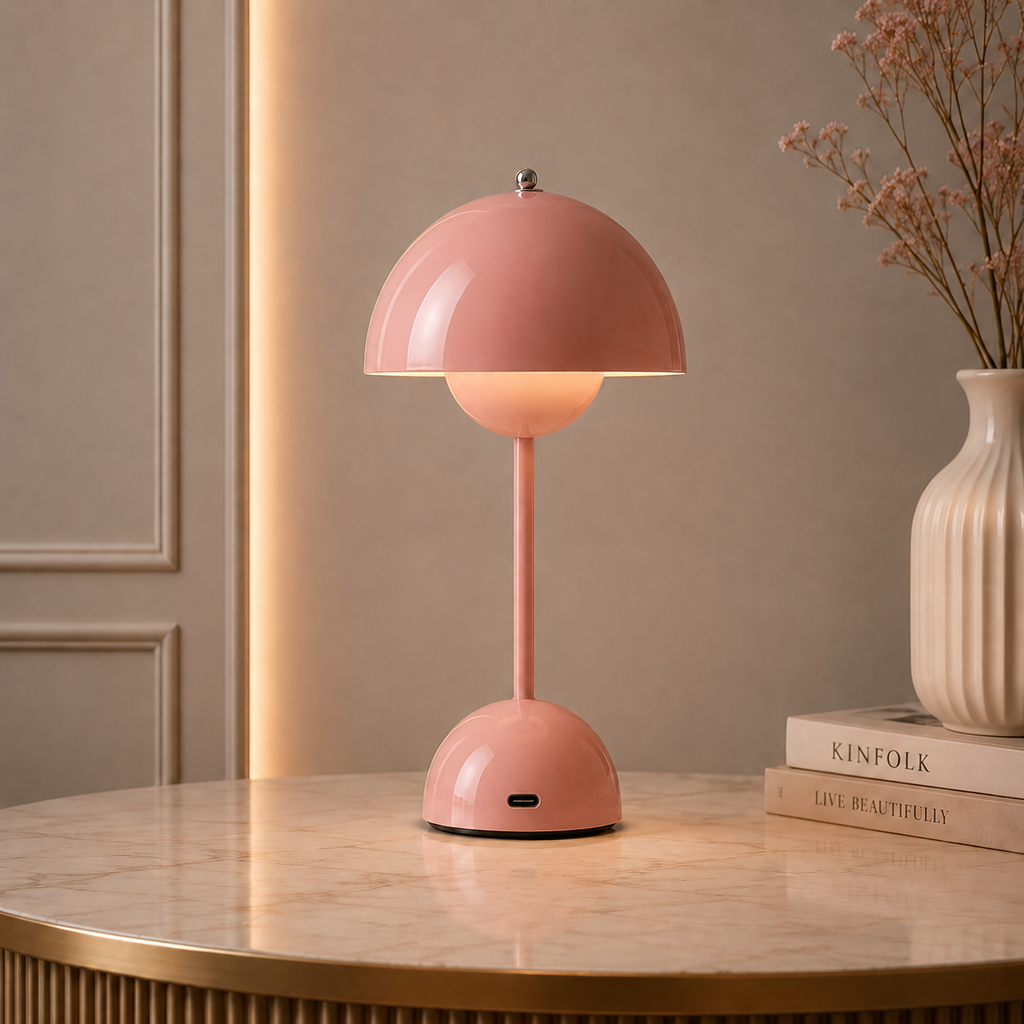 Lampe de Table Champignon Rechargeable