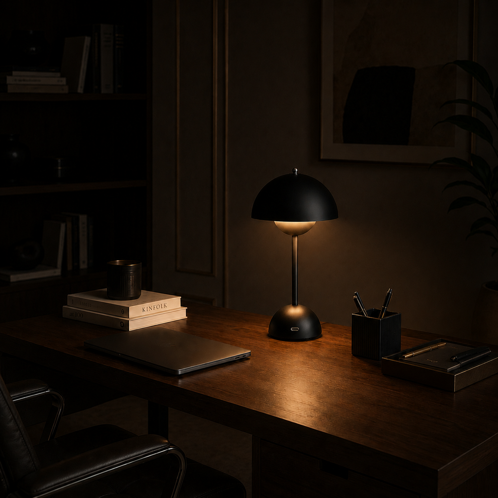 Lampe de Table Champignon Rechargeable