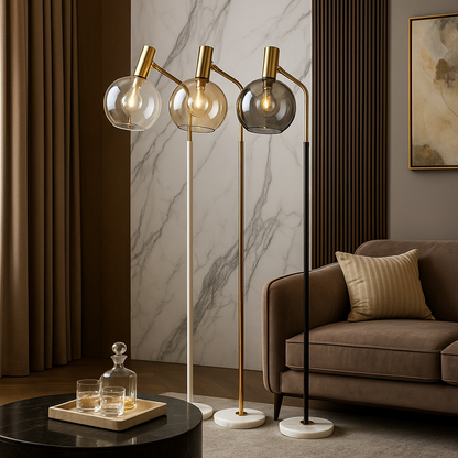 Lampadaire Axis Marbre – Design Élégant