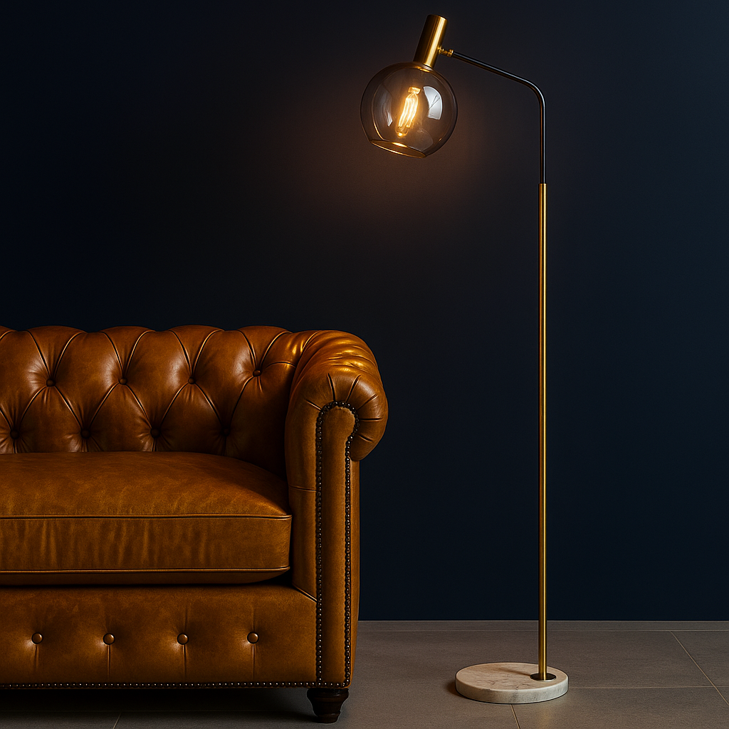 Lampadaire Axis Marbre – Design Élégant