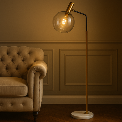 Lampadaire Axis Marbre – Design Élégant