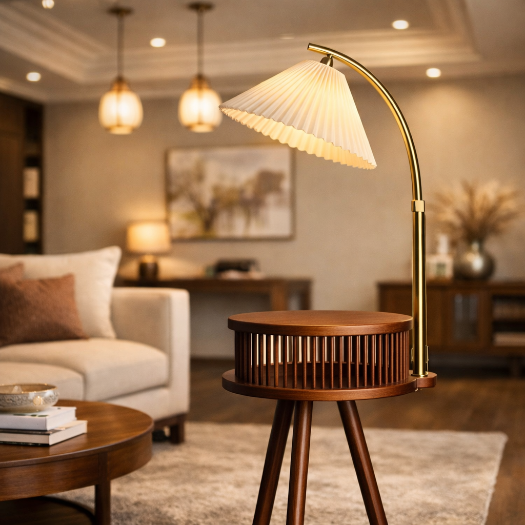 Lampadaire Table Corolle