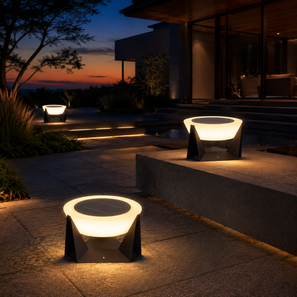 Lampe Solaire Extérieure Pilier Solis