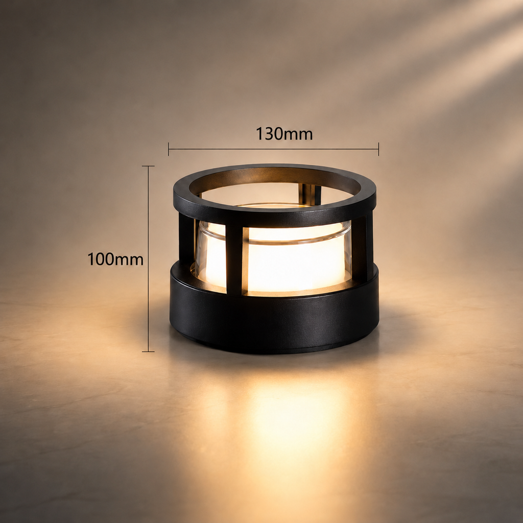 Applique Extérieure LED Cylindrique Étanche – Éclairage Design pour Pilier, Muret et Terrasse