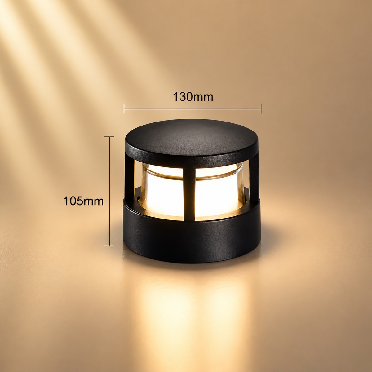 Applique Extérieure LED Cylindrique Étanche – Éclairage Design pour Pilier, Muret et Terrasse