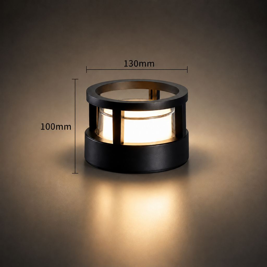 Applique Extérieure LED Cylindrique Étanche – Éclairage Design pour Pilier, Muret et Terrasse