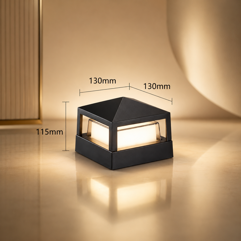 Applique Extérieure LED Cylindrique Étanche – Éclairage Design pour Pilier, Muret et Terrasse