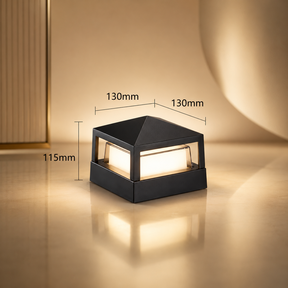 Applique Extérieure LED Cylindrique Étanche – Éclairage Design pour Pilier, Muret et Terrasse