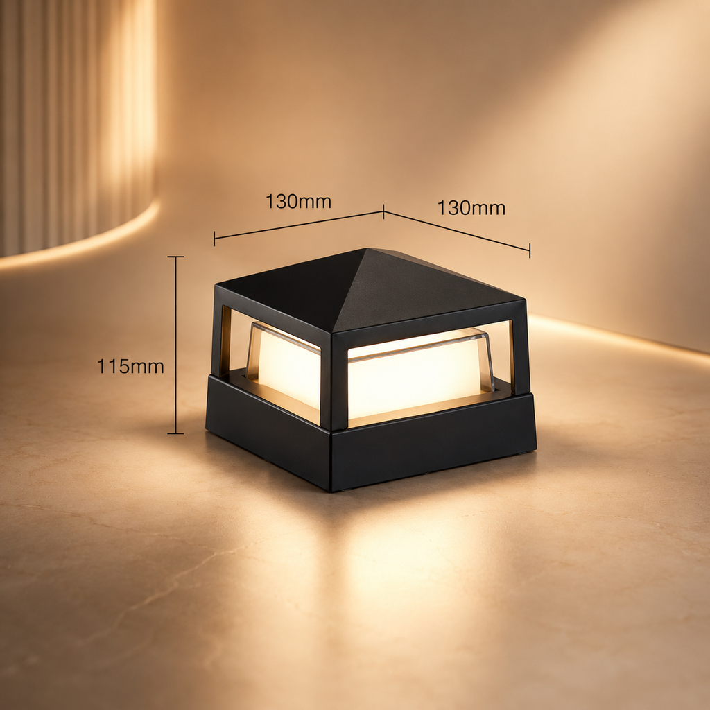 Applique Extérieure LED Cylindrique Étanche – Éclairage Design pour Pilier, Muret et Terrasse