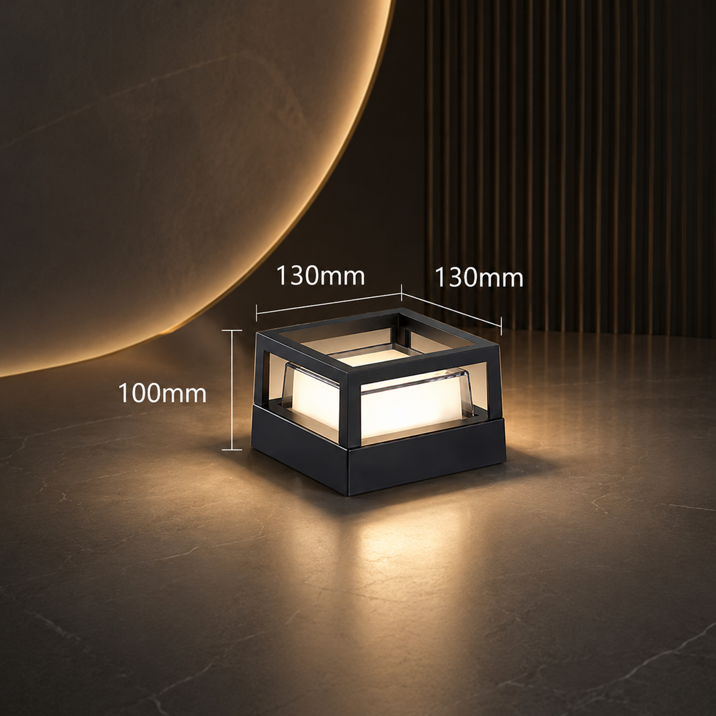 Applique Extérieure LED Cylindrique Étanche – Éclairage Design pour Pilier, Muret et Terrasse