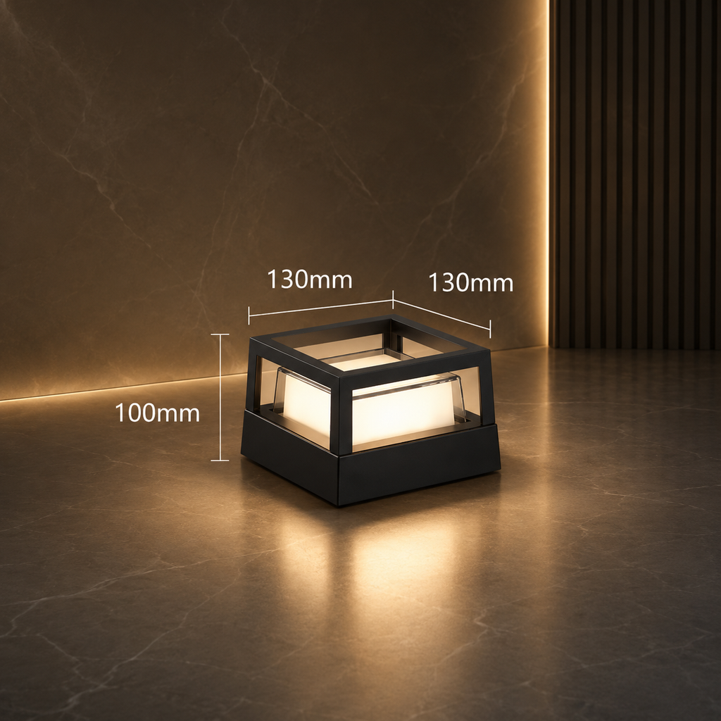 Applique Extérieure LED Cylindrique Étanche – Éclairage Design pour Pilier, Muret et Terrasse