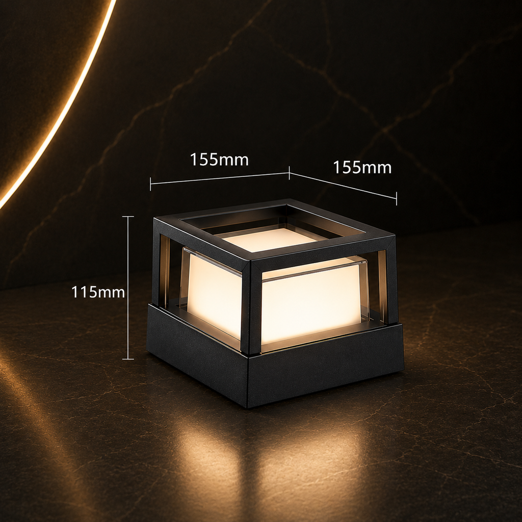 Applique Extérieure LED Cylindrique Étanche – Éclairage Design pour Pilier, Muret et Terrasse