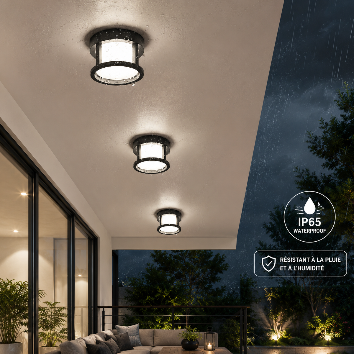 Applique Extérieure LED Cylindrique Étanche – Éclairage Design pour Pilier, Muret et Terrasse