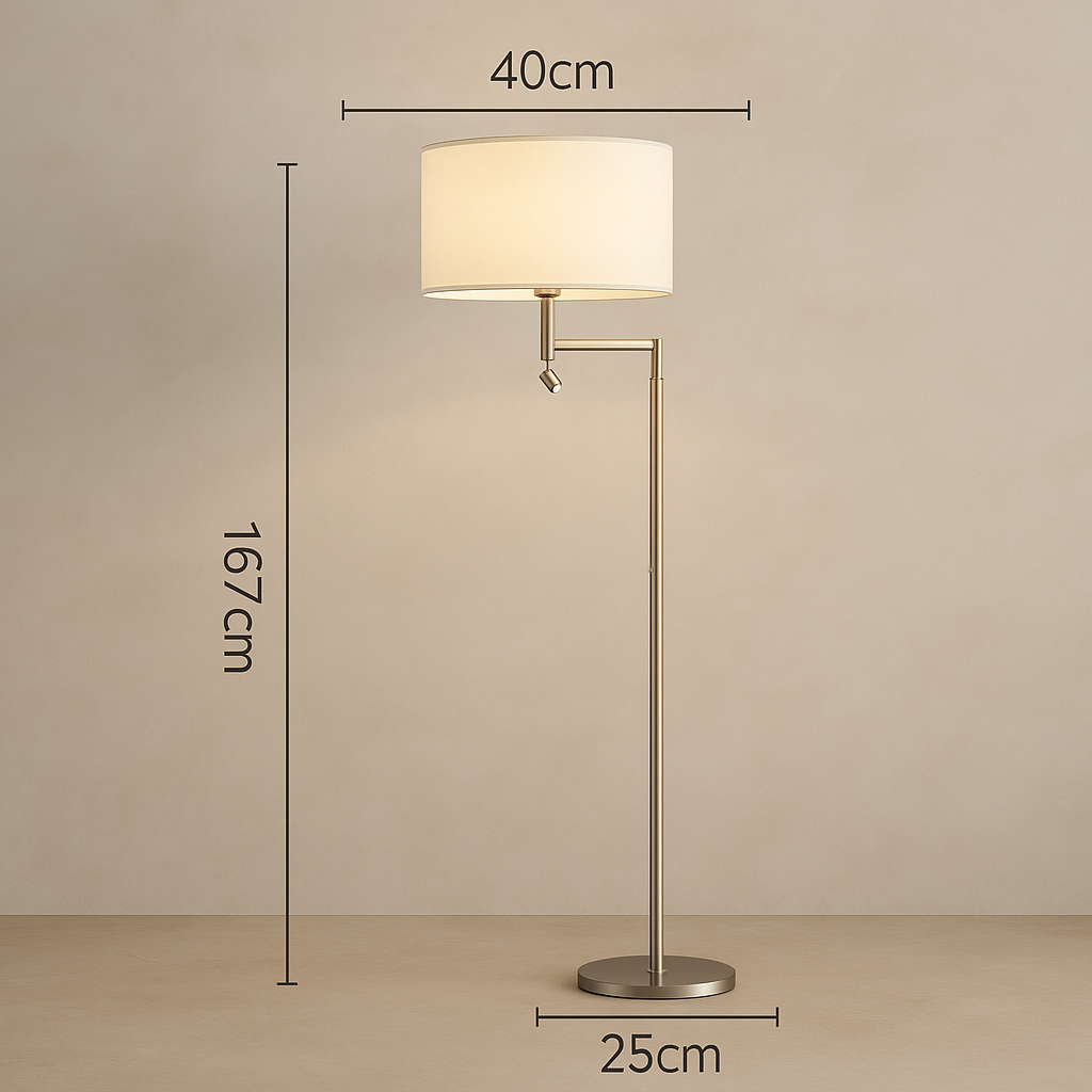 Lampadaire LED Sculpté – Ligne Premium