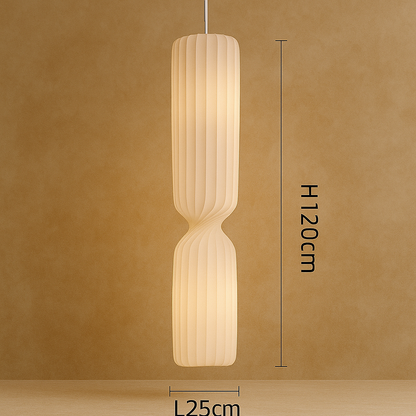 Lampadaire Oslo – Style Scandinave & Tissu Plissé