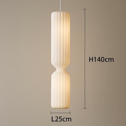 Lampadaire Oslo – Style Scandinave & Tissu Plissé
