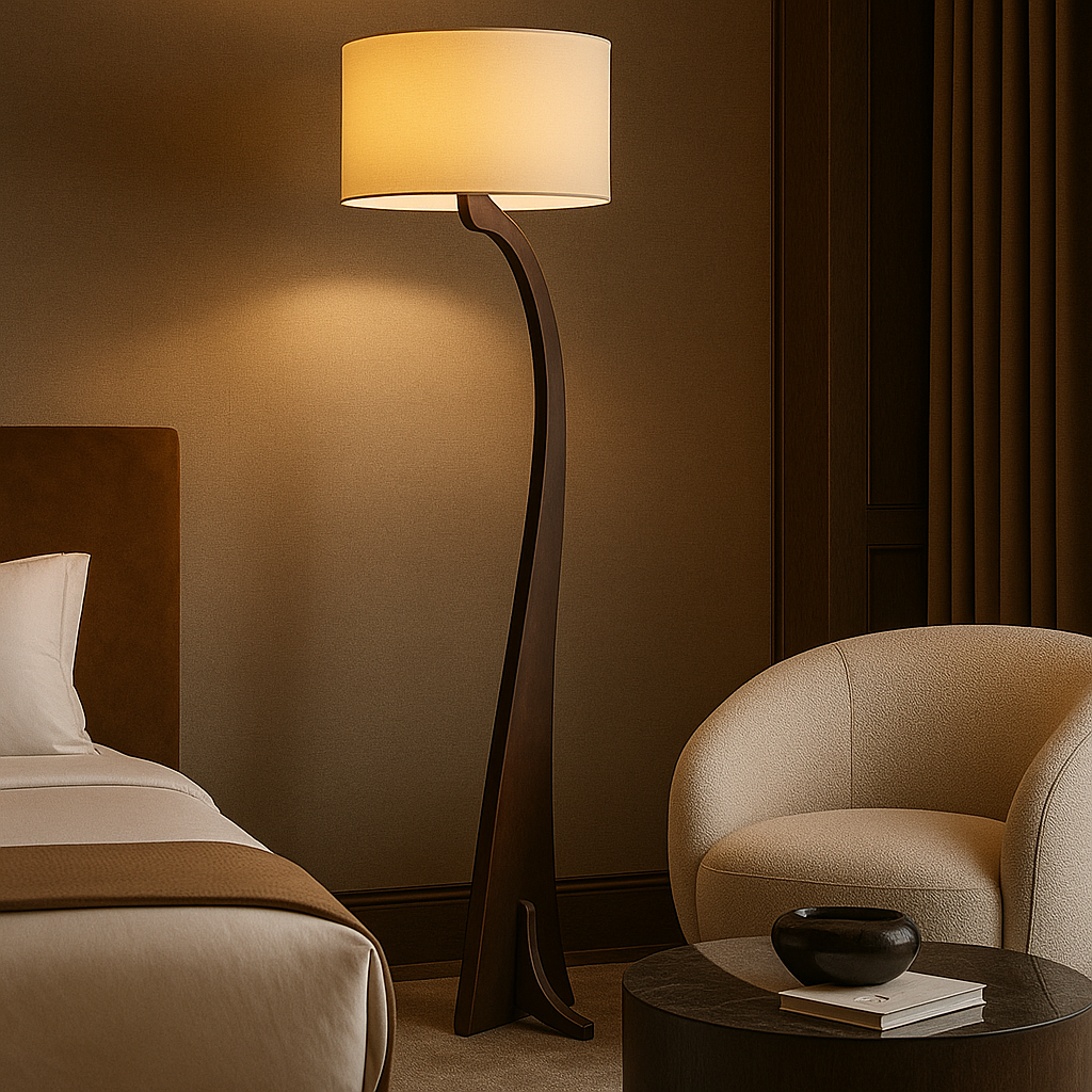 Lampadaire Nordic Wood – LED Design Naturel