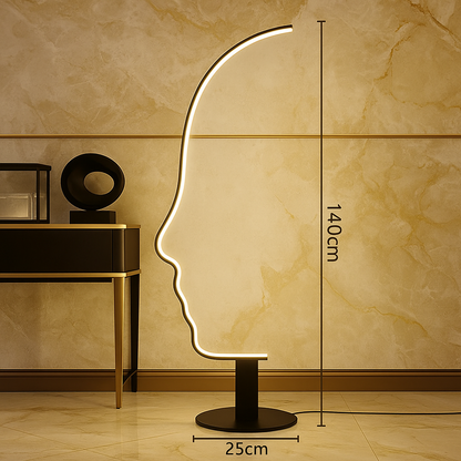 Lampadaire Silhouette – Éclat Sculptural