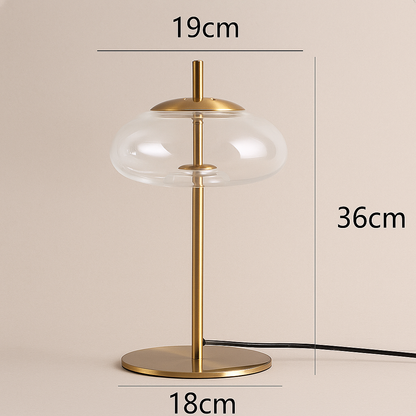 Lampadaire Verre Minimal – Design Intérieur Moderne