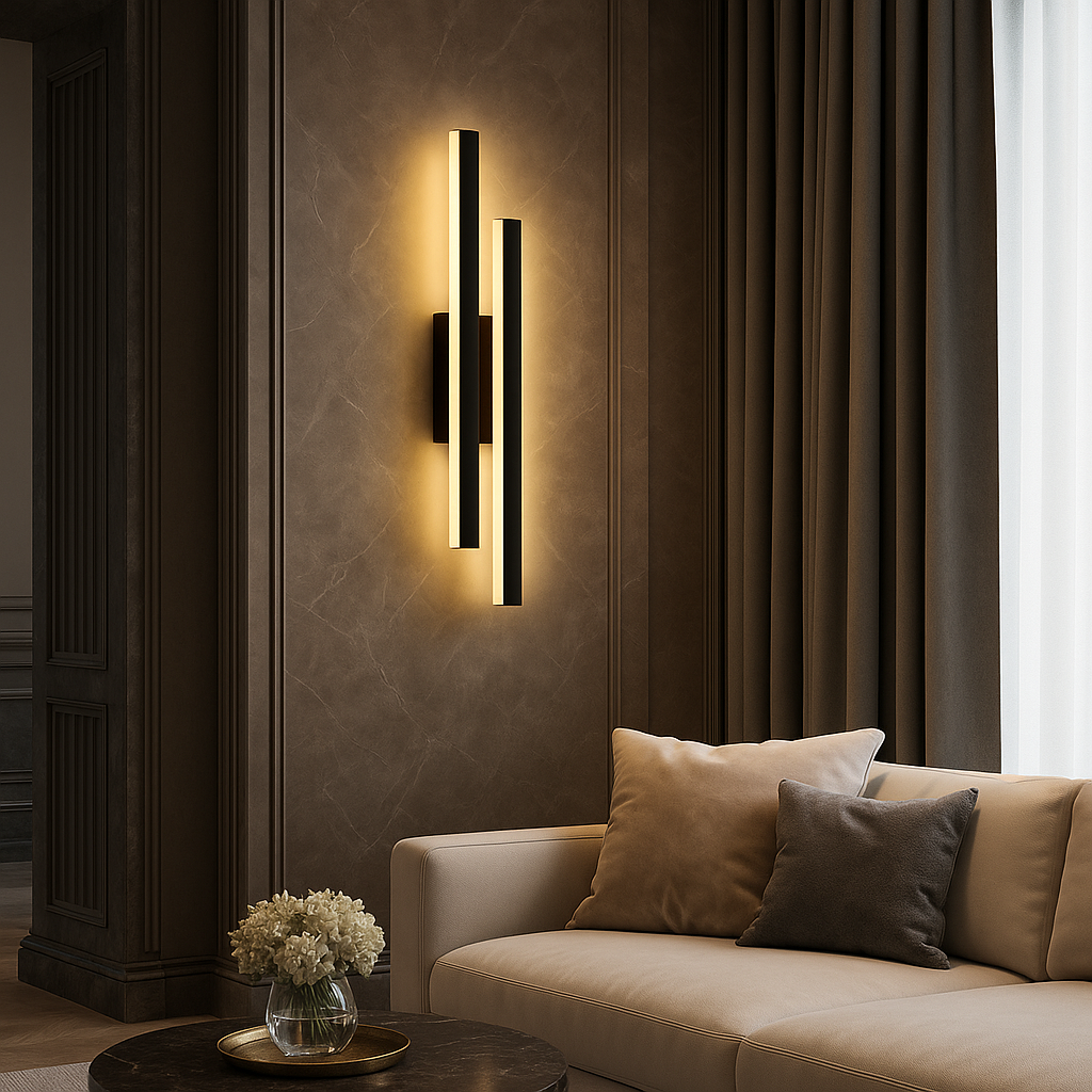 Applique LED Minimalist Twin Bar