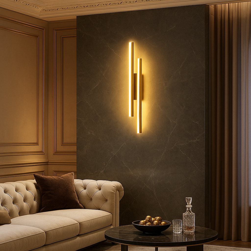 Applique LED Minimalist Twin Bar