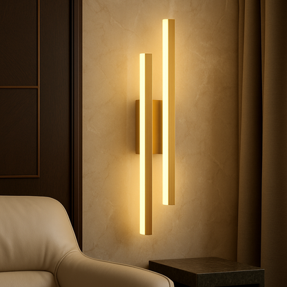 Applique LED Minimalist Twin Bar