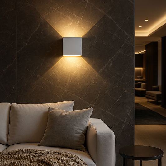 Applique Murale LED Cubique Élégante